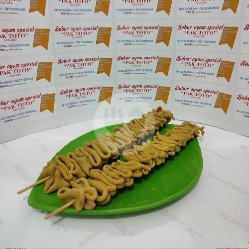 Kerupuk Kulit Cungur menu Bubur Ayam Pak Toto, Terusan Buah Batu
