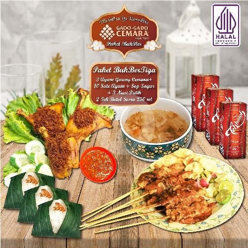 Paket Buk BerEmpat Cemara Paket BukBer 4 Promo Ramadhan menu Gado-Gado Cemara, Tanah Abang