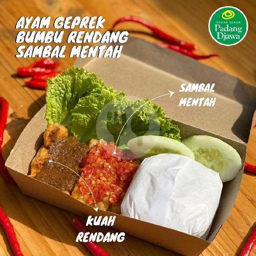 Ayam Geprek Sambel Mentah menu Padang Djawa, Kemirirejo