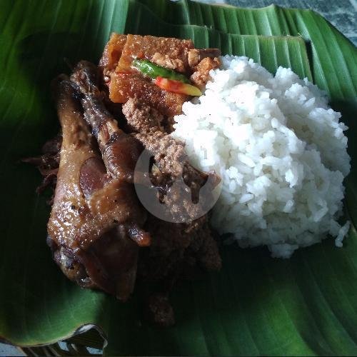 Perkedel. menu Gudeg Bu Kadi Pusat, Berbah