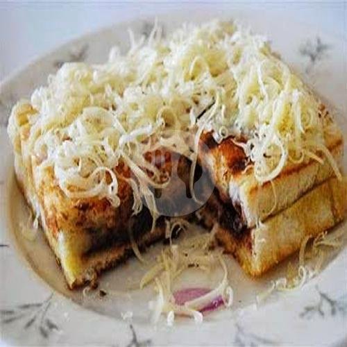 Roti Bakar Coklat Keju Susu menu Warkop Pancong Sumber Rejeki, Mampang Prapatan