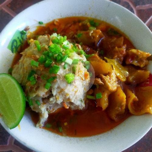 Paket Bertiga Bakso Kikil Jumbo Plus Es menu Warung Bakso Barongan Sukorame, Jetis
