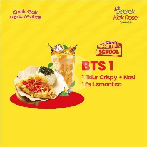 BTS 1 menu Geprek Kak Rose, Sigura-Gura