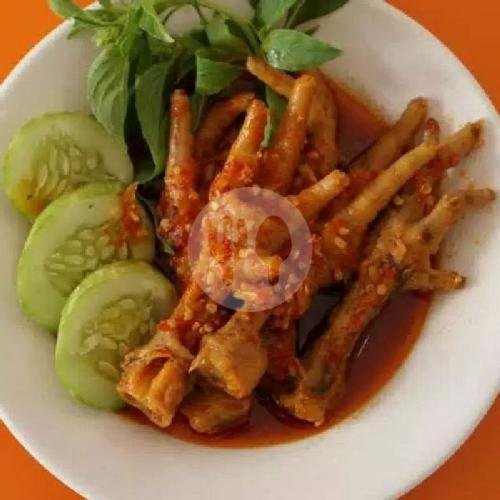 Ceker Kuah Pedas menu Ayam Geprek Cang Teteh, Batu
