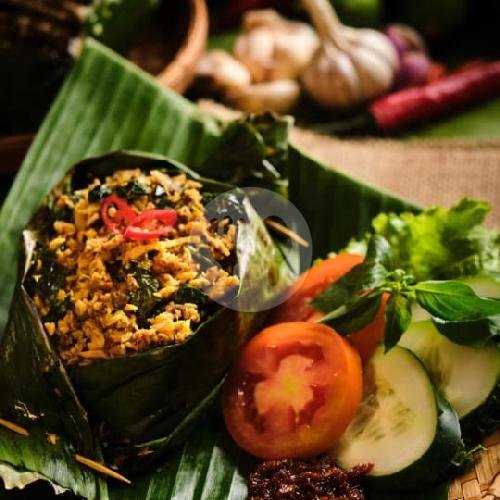 Pie Susu Coklat menu Nasi Bakar Bapontar, Jambangan