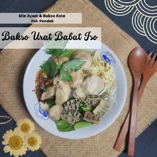 Bakso Mercon Babat Iso menu Mie Ayam & Bakso Kota Pak Pendek, Sompok