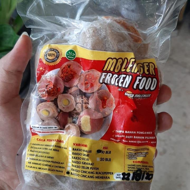 Bakso Frozen Cincang Membara Isi 10 menu Bakso Mblenger, Babarsari