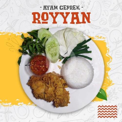 Ayam Geprek Biasa menu Ayam Geprek Royyan, Kertanegara 3