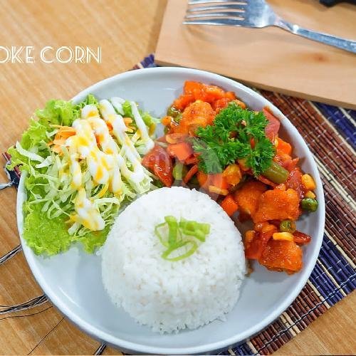 Tongkol Kemangi Pete menu Delima Resto, Jebres
