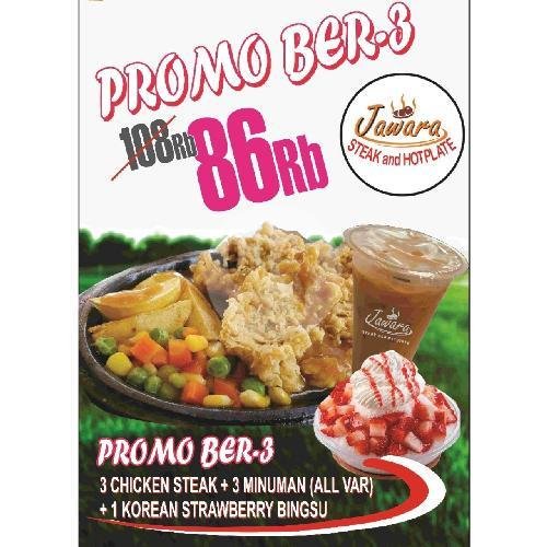 Chicken Steak menu Jawara Steak n Hotplate, Klaten