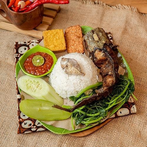 Tempong Empal menu Warung Sambel Damas, Muara Karang Raya