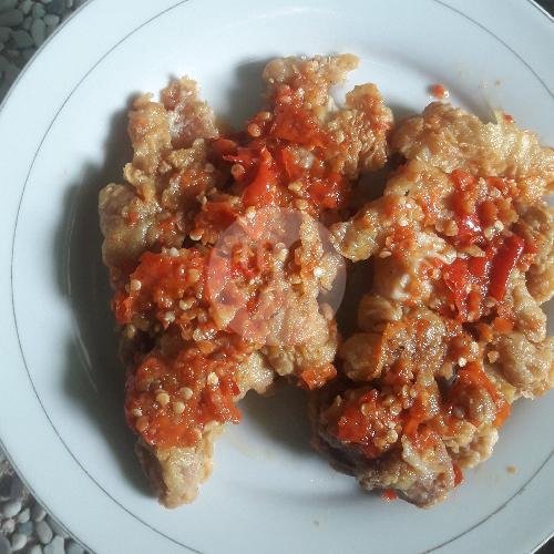 Nasi + Ayam Geprek menu Ayam Geprek Warjo, Samping Unsil
