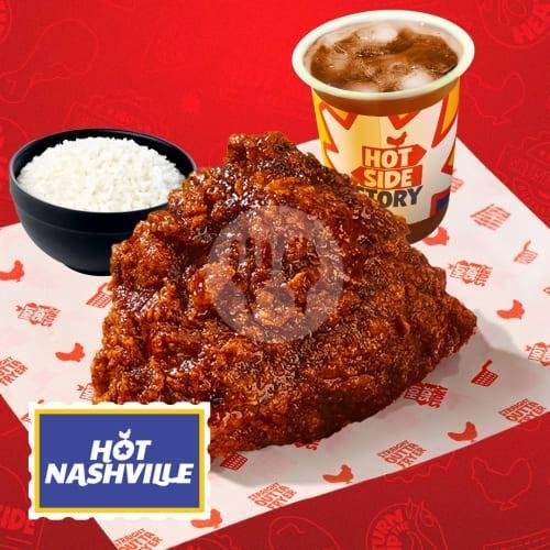 Hot Nashville Value Combo 1 FREE Sweet Ice Tea menu Hot Side Story (Hangry Spicy Chicken), Jtwaringin