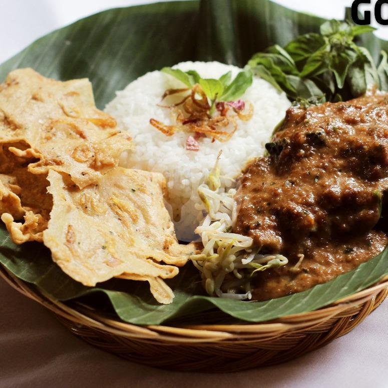 Rawon Sapi menu Nasi Krawu Mawut, Godean