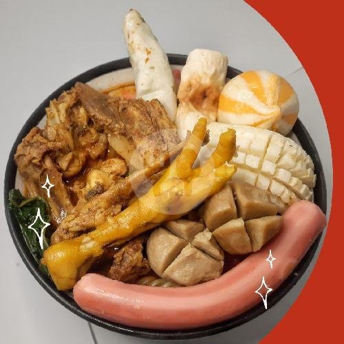 Ori Gigantosaurus Telur menu Seblak Tulang Dinosaurus