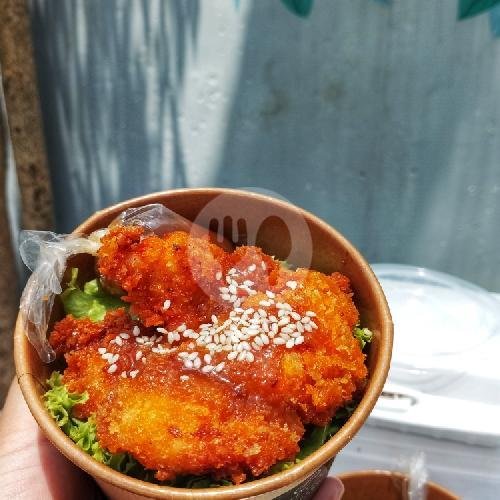 Ricebowl Chicken Katsu menu Kue Cubit Kembit, Joyoagung Greenland