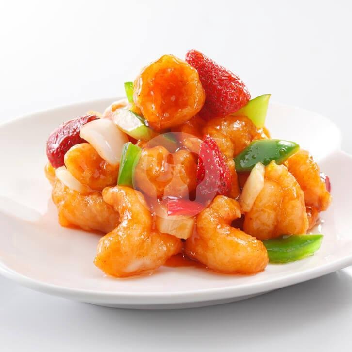 Udang Telur Asin menu Barbar Chinese Food, Sumbersari