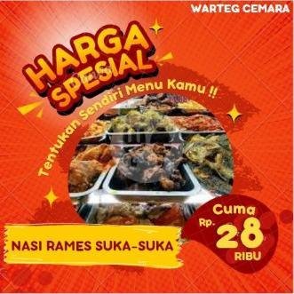 Nasi + Soto Ayam menu Warteg Cemara, Tanjung Duren