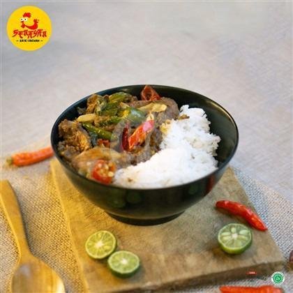 Nasi Ayam Madas menu Sate Taichan Senayan, Babarsari