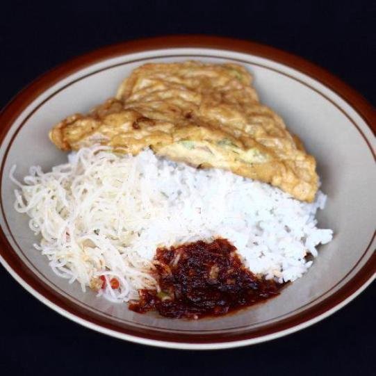 Nasi Telur Dadar menu Burjo Holic 1, Tirto Agung