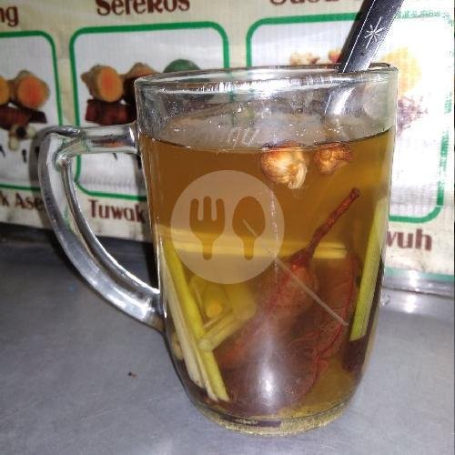 Laser Jeruk menu Wedang Jawa Qie Gathot, Alun Alun Utara