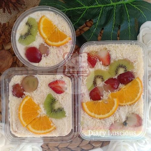 Paket Hemat Salad Buah Abil 350 Ml , 450 Ml , 750 Ml menu Salad Buah Abil Antapani Diary Salad Luscious, Hantap Raya