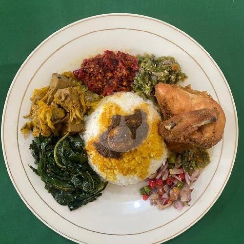 Nasi Dendeng Batokok Merah menu RM. Restu Bundo Kapin, Marna Putra Atas