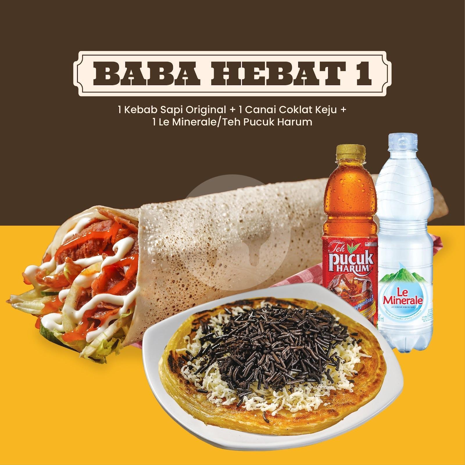 Kebab Sapi Black Klasik menu Kebab Turki Baba Rafi, Grand Harvest Kebraon