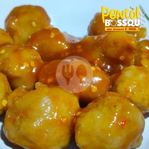 Pentol Bossqu Sambal Asam Pedas Lite menu Pentol Bossqu, Bendungan Hilir