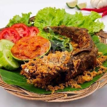Nasi Udang Goreng Crispy menu Tahu Tek Ndublek, Gunung Anyar