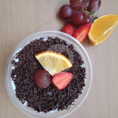 Salad Buah 1000ml Cokelat menu Rumah Salad, Warakas