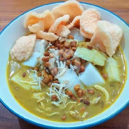 Nasi Kuning Ayam Suwir menu Ketoprak Cobek Cak YONO