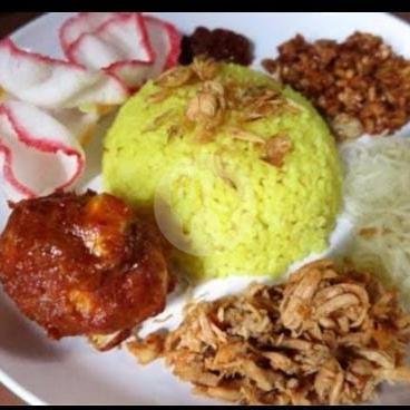Nasi Kuning Suwir menu Kedai Mamah Owen Pribumi, Baleendah