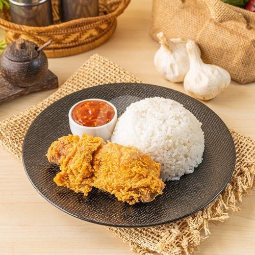 Paket 2 Pcs Ayam Krispy Tteokbokki Sauce menu Ayam Geprek Gold Chick, Metro