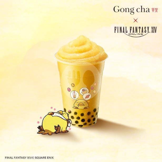 Fat Chocobo's Flying Smoothie menu Gong cha, Lotte Shopping Avenue