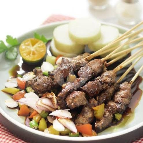Sate ayam 10tusuk Campur Kulit+nasi menu Sate Madura Pak Asol, Durian