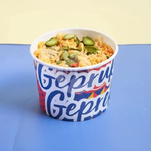 Rujak Cireng menu Gepruk Geprek, Keputih