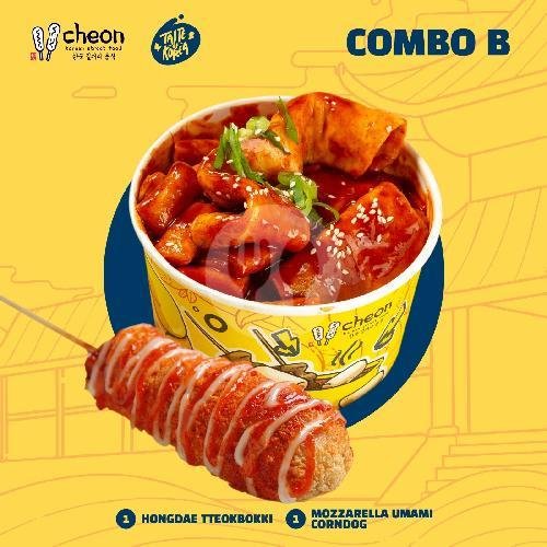 Cheon- Mozarella BBQ Corndog menu Cheon, Jogja City Mall