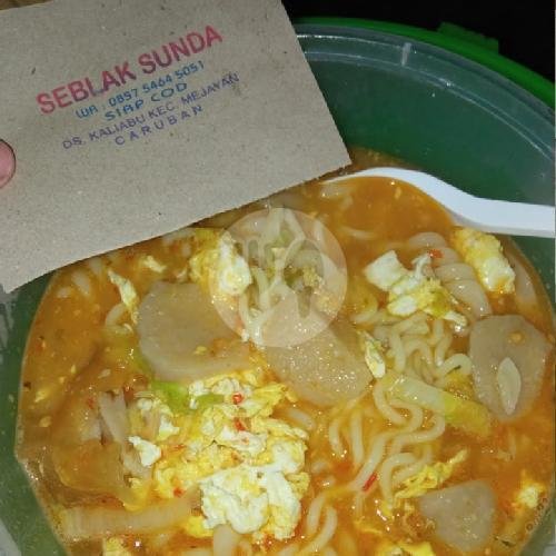 SEBLAK MBELEEER menu Seblak Sunda 01, Mejayan