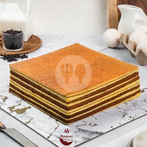 Lapis Legit Pandan menu Mondasari Bakery, Gajah Mada