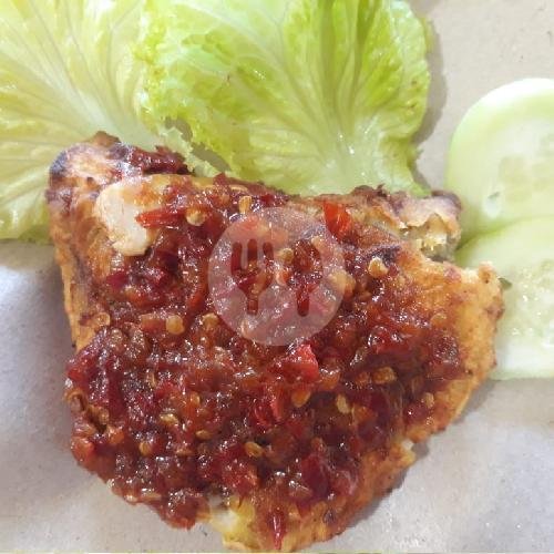 Nasi Ayam Penyet Komplit menu Ayam Kalasan Jogya, Ganting Parak Gadang