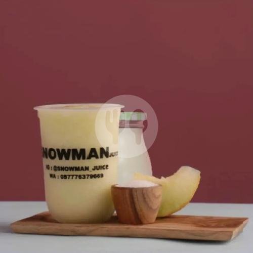 Melon Milk menu Snowman Juice ( Jus ), Margacinta