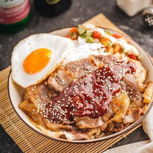Shortplate Cheese Awesome menu Bae Bae Galbi, Tenggilis Mejoyo