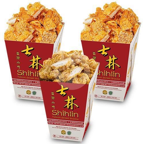 Triple Combo 3 menu Shihlin Taiwan Street Snacks, Plaza Ambarrukmo