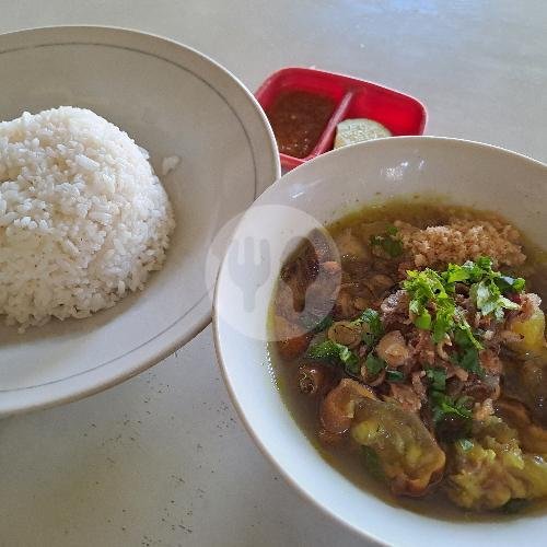 Soto Ayam + Nasi menu Warung Watugede, Singosari