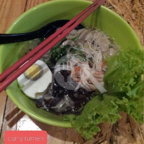 Curry Ramen (Kuah Kari, Level Pedas 1 - 15) menu Udin Ramen, Cijagra