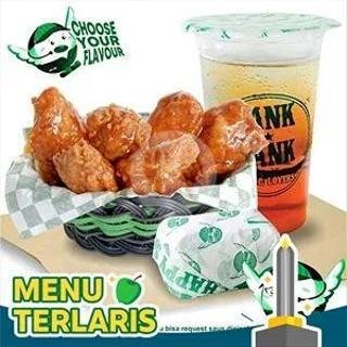 JJ 2 Giant menu Jank Jank Wings, Bunga Coklat