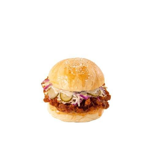 Signature Chicken Burger menu Hot Stuff Chicken, Menteng