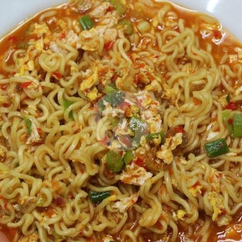 Mie Cjdw Nyemek 2 Bungkus indomie+ Telur Lv 0-10 Sendok menu Warmindo CJDW, MOJOKERTO