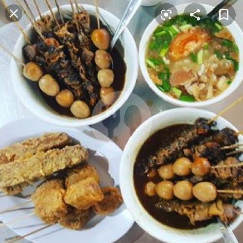 Sate Telur Puyuh menu Soto Ayam Bangkok, Soreang